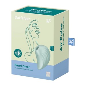 Satisfyer Pearl Diver Stimulator & Vibrator-Green