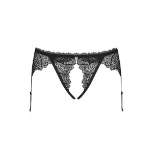 Romanesa crotchless garter belt S/M