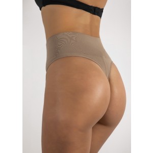 Trisha Tummy Control Thong Shaper-Beige