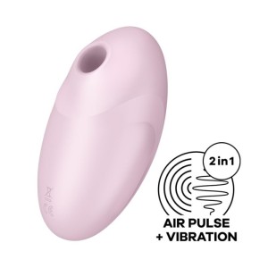 Satisfyer Vulva Lover 3 Stimulator & Vibrator - Pink