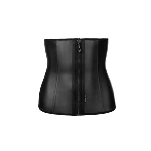 Royal Zeta Zipper Corset Black