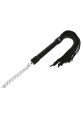 Ecological Leather Glam Whip with Chain